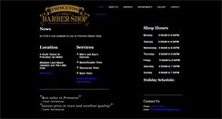 Desktop Screenshot of princetonbarbershop.com